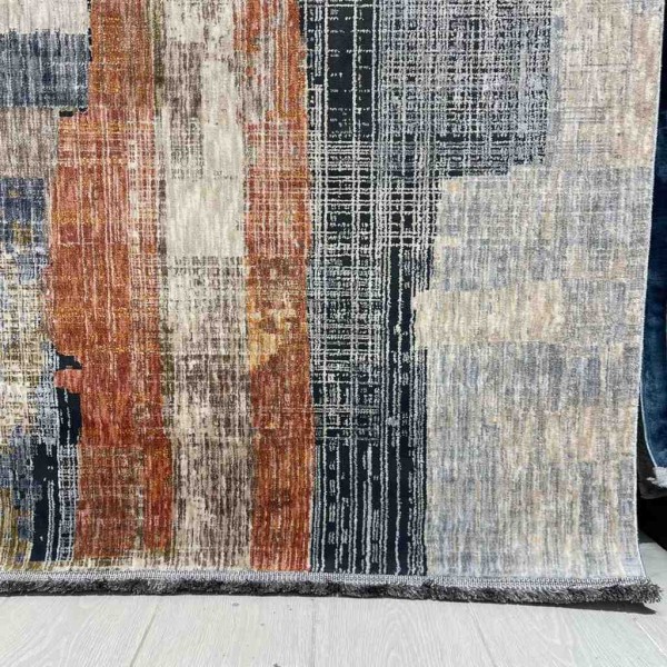 سجاد بوهيمي تركي تكنو KO53A بيج مولتي مقاس 250*350
