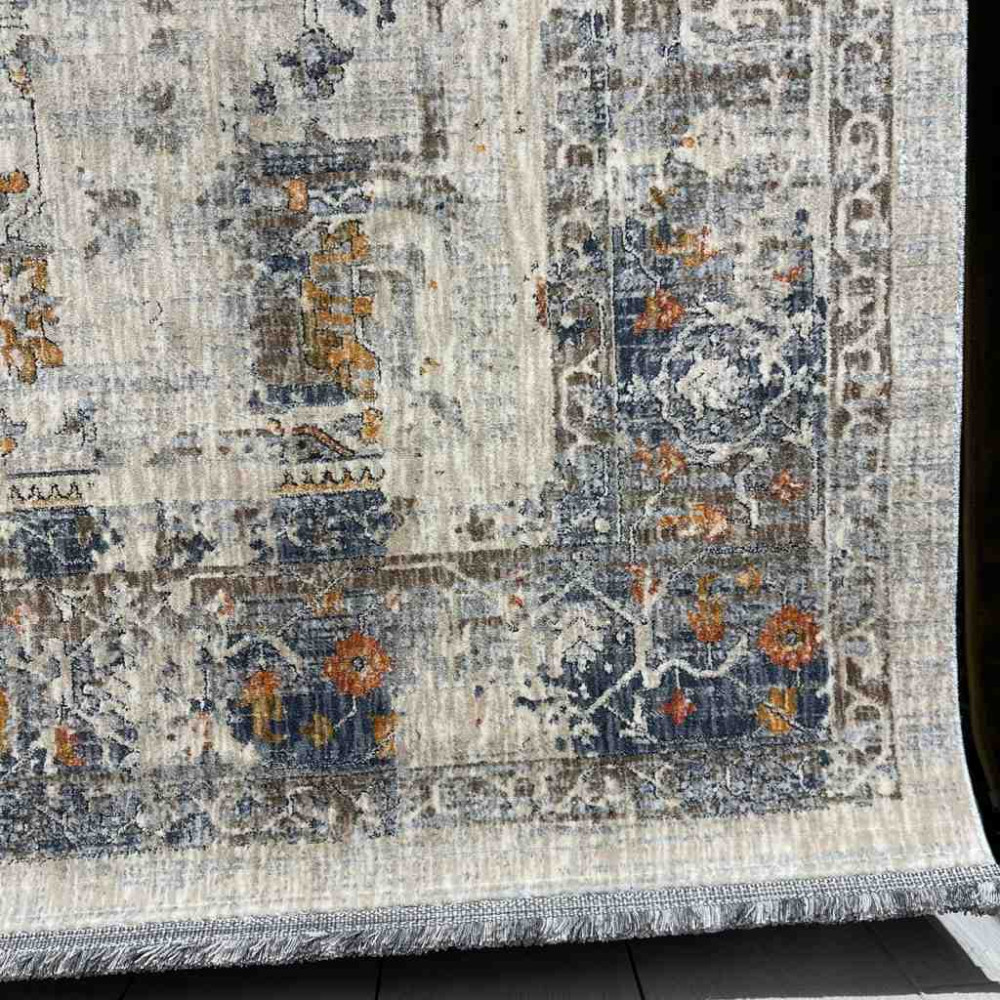 سجاد بوهيمي تركي تكنو KO58B بيج مولتي مقاس 80*150