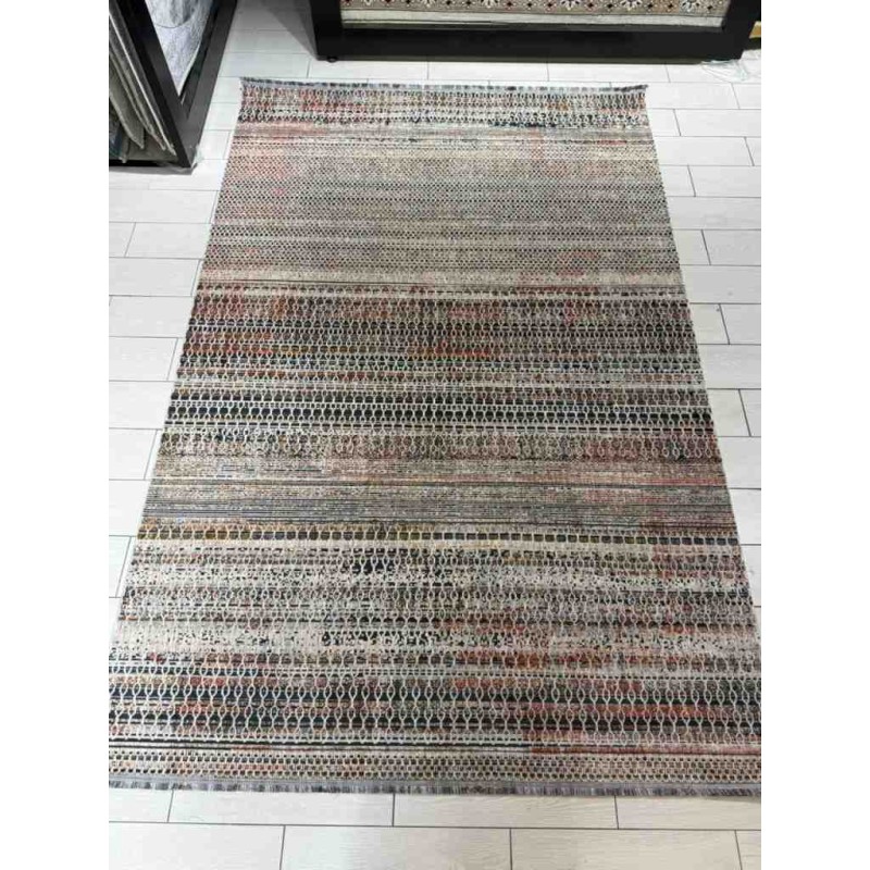 Turkish Bohemian Techno Rug KO60A Beige Multi Size 400*500
