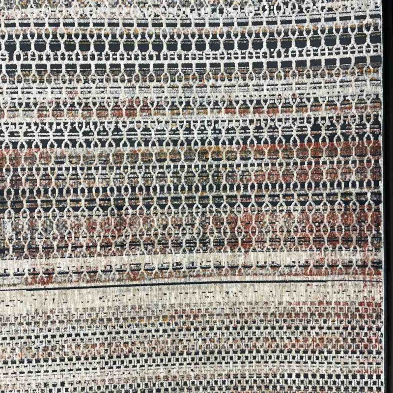 Turkish Bohemian Techno Rug KO60A Beige Multi Size 400*500