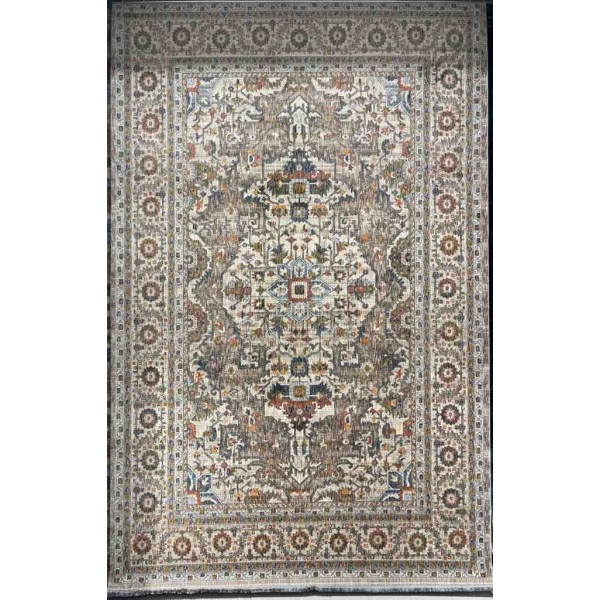 سجاد بوهيمي تركي تكنو KO66A بيج مقاس 250*350
