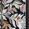 Turkish rug ANATOLIA French pattern D0034 ANTHRASIT COKME black size 100x200