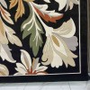 Turkish rug ANATOLIA French pattern D0034 ANTHRASIT COKME black size 100x200