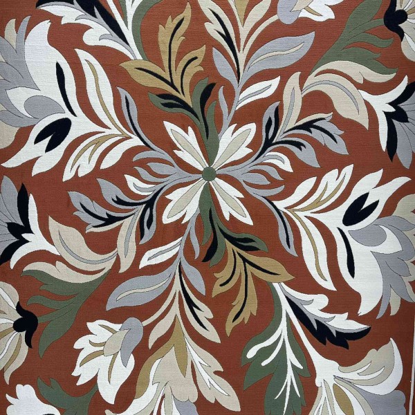 Turkish rug ANATOLIA French pattern D0034 CORAL COKME TILE size 300*400