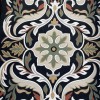 Turkish rug ANATOLIA French pattern D0036 ANTHRASIT COKME black size 250*350