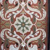 Turkish rug ANATOLIA French pattern D0036 CORAL COKME TILE size 100x200