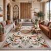 Turkish rug ANATOLIA French pattern D0036 GRAY COKME size 100x300
