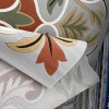 Turkish rug ANATOLIA French pattern D0036 GRAY COKME size 100x300