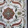 Turkish rug ANATOLIA French pattern D0036 WHITE COKME size 50*80