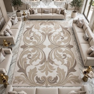 Anatolia Trend Collection Rug French-Turkish Design D029B  white Light beig size 200*300