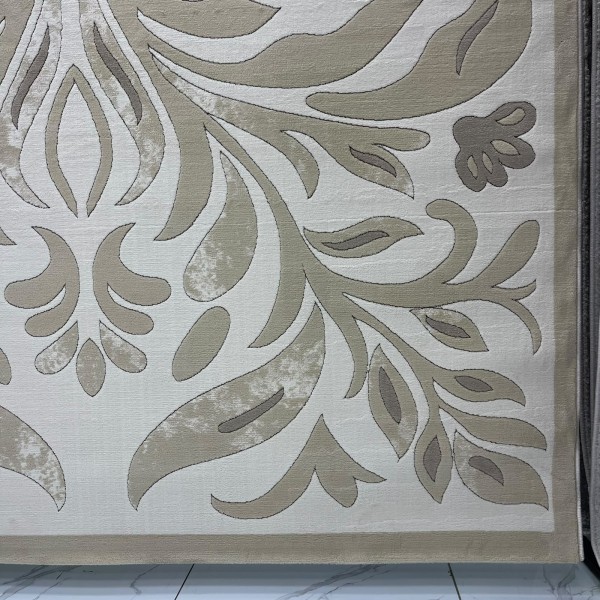 Anatolia Trend Collection Rug French-Turkish Design D030B white Light beig size 400*500