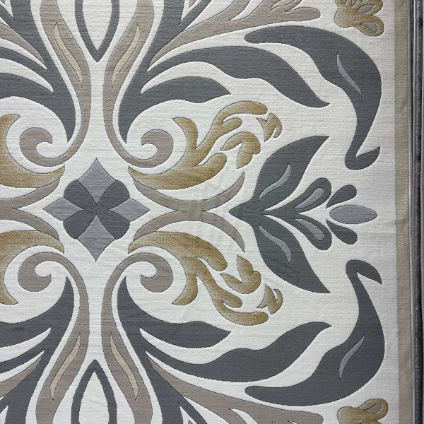 Anatolia Trend Collection Rug French-Turkish Design D030B white gray size 250*350