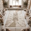 Anatolia Trend Collection Rug French-Turkish Design D031B white Light beig size 250*350