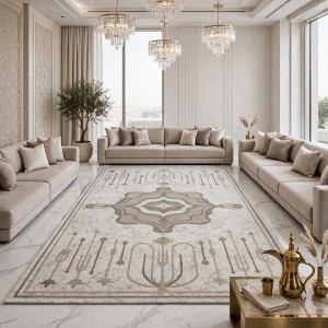 Anatolia Trend Collection Rug French-Turkish Design D032B white Light beig size 200*300