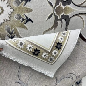 Turkish Bosan rug French pattern palaces 007115 beige size 100*200