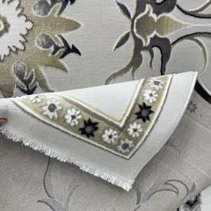 سجاد تركي بوسان نقش فرنسي القصور 007115 بيج مقاس 50*80