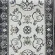 Turkish Jumana rug French pattern palaces 007114 gray size 100*300