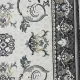 Turkish Jumana rug French pattern palaces 007114 gray size 100*300