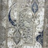 New Bohemian Turkish Kashan 3D Carpet 8339B blue Size 80*150