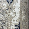 New Bohemian Turkish Kashan 3D Carpet 8339B blue Size 80*150