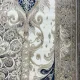 New Bohemian Turkish Kashan 3D Carpet 8339B blue Size 80*150