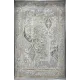 سجاد نيو بوهيمي تركي كاشان ثري دي 8339B رصاصي مقاس 300*400