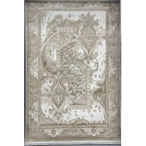 سجاد نيو بوهيمي تركي كاشان ثري دي 8339B فيزون مقاس 250*350