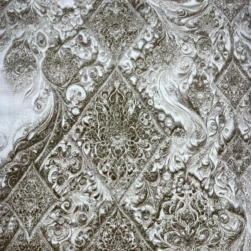 New Bohemian Turkish Kashan 3D Carpet 8555A beige Size 250*350