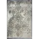 New Bohemian Turkish Kashan 3D Carpet 8555A blue Size 100*200