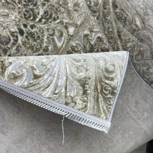سجاد نيو بوهيمي تركي كاشان ثري دي 8555A رصاصي مقاس 250*350