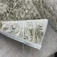 New Bohemian Turkish Kashan 3D Carpet 8555A gray Size 80*150