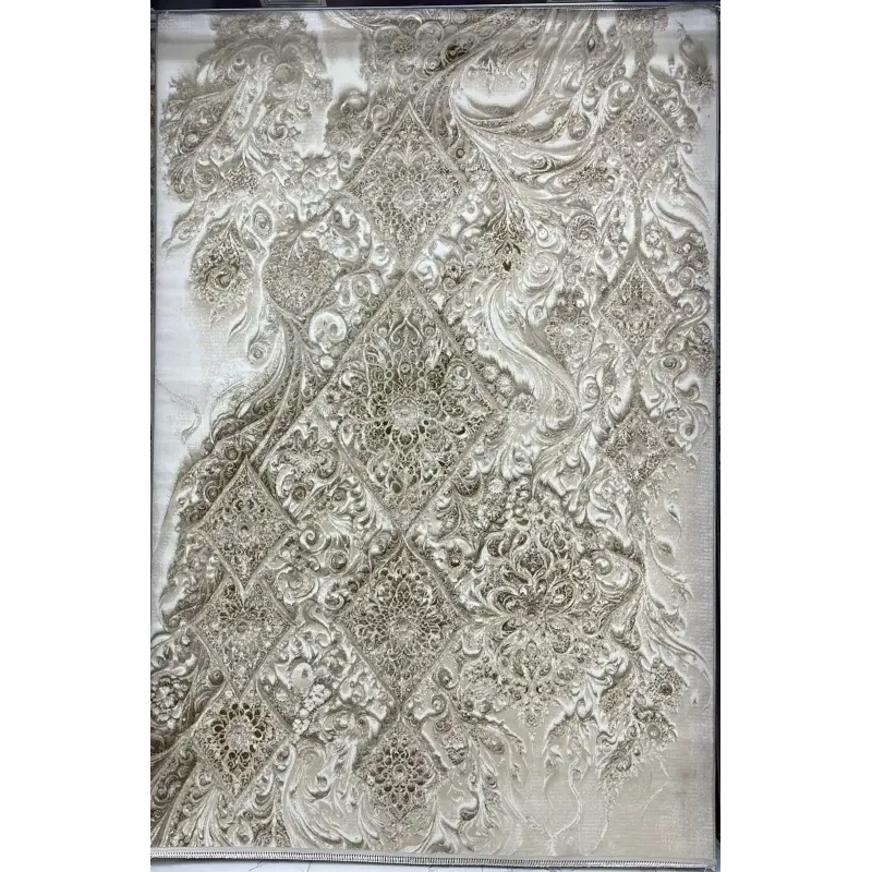 سجاد نيو بوهيمي تركي كاشان ثري دي 8555A فيزون مقاس 100*200