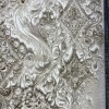 New Bohemian Turkish Kashan 3D Carpet 8555A vizon Size 80*150