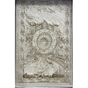 سجاد نيو بوهيمي تركي كاشان ثري دي 8556A كريم مقاس 250*350