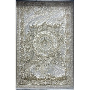 سجاد نيو بوهيمي تركي كاشان ثري دي 8556A رصاصي مقاس 200*300
