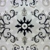 سجاد تركي موناكو P1808 ايفوري اسود مقاس 400*600