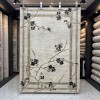 monaco Turkish Rug P1312 IVORY BLACK Size 80*150