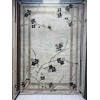 monaco Turkish Rug P1312 IVORY BLACK Size 80*150