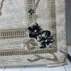 monaco Turkish Rug P1312 IVORY BLACK Size 80*150