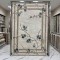 monaco Turkish Rug P1312 IVORYDark sky blue Size 50*80