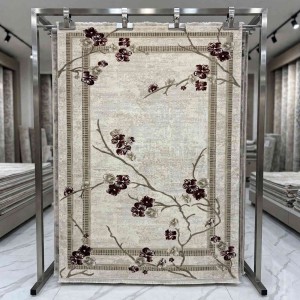 سجاد تركي موناكو P1312 ايفوري احمر غامق مقاس 300*500
