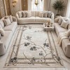 سجاد تركي موناكو P1312 ايفوري رصاصي فاتح مقاس 100*300