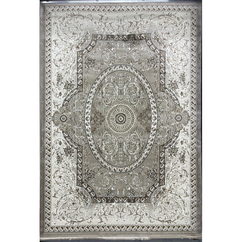 سجاد تركي تبريز كلاسيك سميك 43450F بيج مقاس 150*230