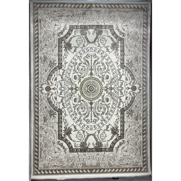 Turkish Tabriz Classic Thick Rug 43450F cream Size 100*400