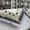 سجاد تركي تبريز كلاسيك سميك 43450F رصاصي مقاس 80*150