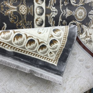 سجاد تركي تبريز كلاسيك سميك 43450F رصاصي مقاس 150*230