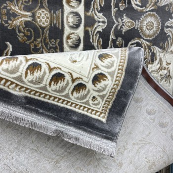 سجاد تركي تبريز كلاسيك سميك 43450F رصاصي مقاس 50*80