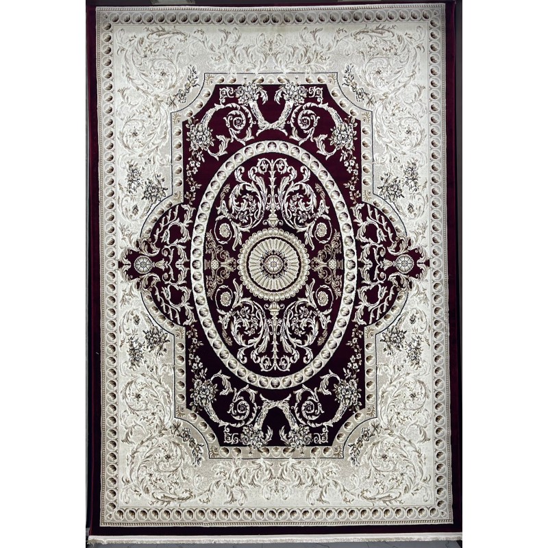 سجاد تركي تبريز كلاسيك سميك 43450F احمر مقاس 100*200