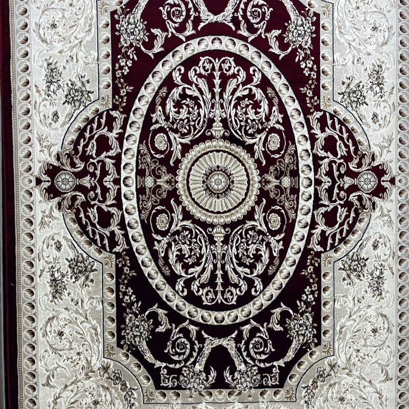 سجاد تركي تبريز كلاسيك سميك 43450F احمر مقاس 100*200