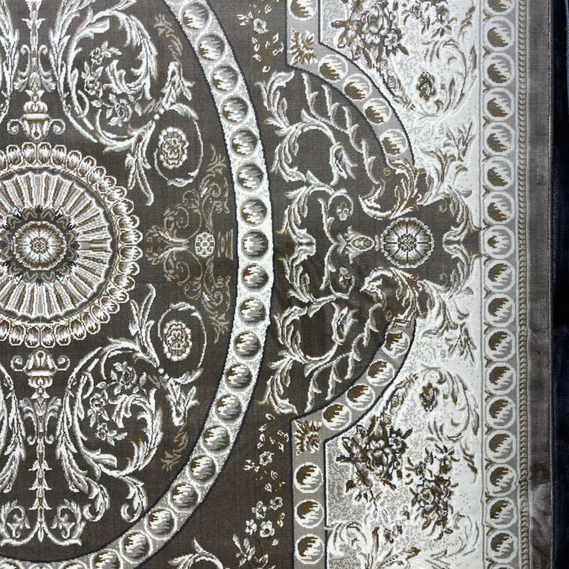 سجاد تركي تبريز كلاسيك سميك 43450F فيزون مقاس 100*400